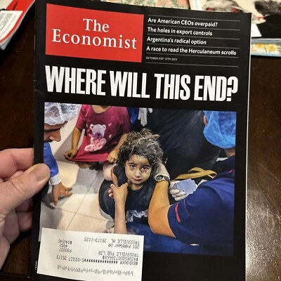 The Economist Magazine October 21 - 27 2023 Where Will This End - Image 1 of 4