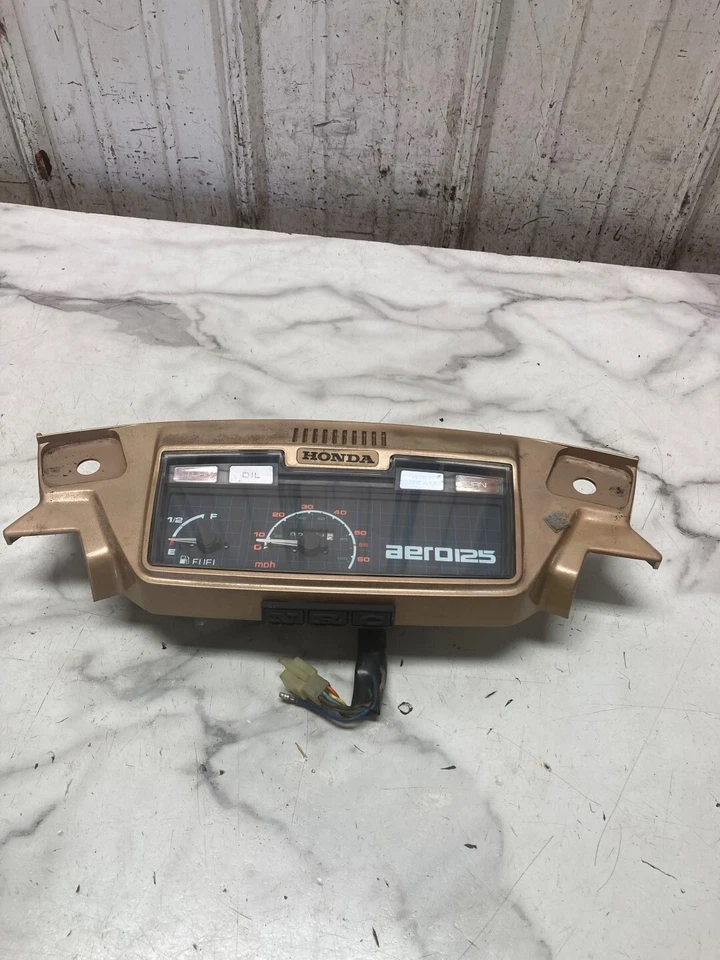 84 Honda NH125 NH 125 Aero Scooter gauges speedometer dash meter display - Image 1 of 4