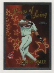 1997 Topps Chrome Seasons Best #12 Albert Belle Cleveland Indians BV$2 Insert - Picture 1 of 1