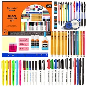 71 Pack School Supplies Kit Back to School Supplies for Teachers Middle High ... - Picture 1 of 7