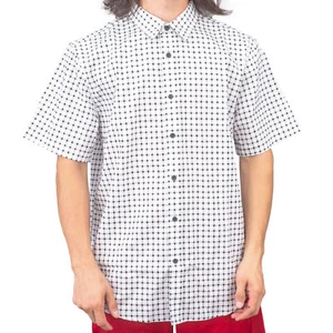 Adult Marty McFly Halloween Costume Cosplay Button-Up Shirt - Picture 1 of 7