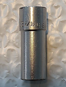 MAC TOOLS XD146B, 3/8" DRIVE, 7/16" SOCKET, 1.75" DEEP/HIGH, 6 POINT. - Picture 1 of 8