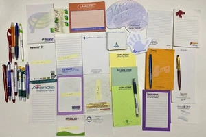 Pharmaceutical Drug Rep Notepads (22) and Pens (14) Miscellaneous Lot - Picture 1 of 11