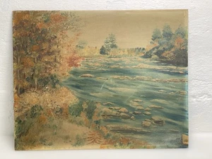 Beatrice Pauline Hewitt Öl auf Leinwand Tafel 20er Jahre Gemälde 16x20 - Bild 1 von 9