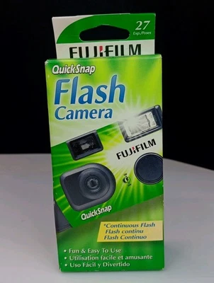 Sealed Fujifilm Quicksnap Flash 400 asa 35mm Disposable Camera EXP:6/09 - Image 1 of 4