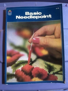 1977 Basic Needlepoint Grosset Good Life Books Vintage 70’s How To Book Patterns - Picture 1 of 6