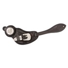 Western Leather Spur Straps - Silver Accents - Floral Tooling - 4 Color Choices