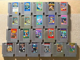 LOT OF 21 Data East NES Games (RoboCop 2 3 Avengers Joe & Mac Dash) - CARTS ONLY
