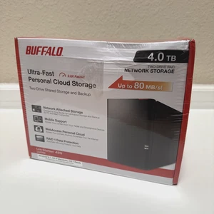  BUFFALO LinkStation 420 2-Drive 4 TB Personal Cloud Storage LS420D0402 NEW - Picture 1 of 8