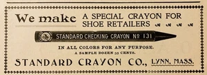 1900 d.C.(N22)~STANDARD CRAYON CO. LYNN, MASS. PASTELLO DA CONTROLLO STANDARD N. 131 - Foto 1 di 1