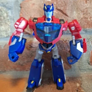 Transformers Cybertron Mode Optimus Prime Figure Animated Deluxe Class Figure 6" - Picture 1 of 9