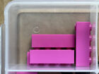 Lego Parts - Dark Pink Brick 1 X 4 - No 3010 - Qty 5