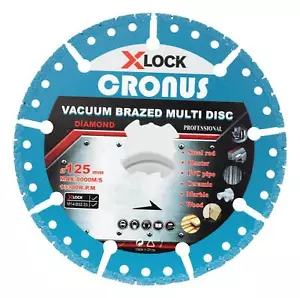 Disco de separación de diamante profesional X-LOCK Ø125 mm para diferentes usos - Imagen 1 de 5