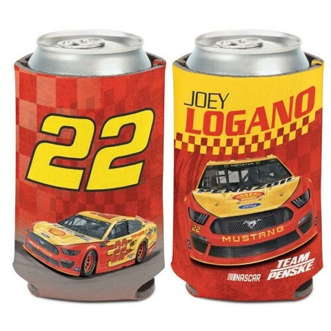Joey Logano 2019 Wincraft #22 Pennzoil/Shell 12oz Can Coolie FREE SHIP! Cover