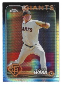 2024 Topps Chrome - Logan Webb #168 Prism Refractor - Picture 1 of 1