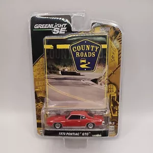 GREENLIGHT STRADE DI CAMPAGNA 1970 PONTIAC GTO - Foto 1 di 3