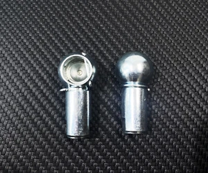 For Porsche 986 987 Boxster Convertible Metal Top Push Rod Ball Joint Repair × 2 - Picture 1 of 5