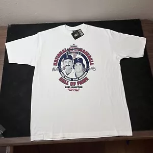 Wade Boggs Shirt Vintage Ryne Sandberg Boston Red Sox Hall of Fame Chicago Cubs - Picture 1 of 13