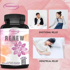 Renew-Ashwagandha - Equilibrio hormonal de la mujer, bloqueador de estrógenos, alivio del síndrome premenstrual - Imagen 1 de 13