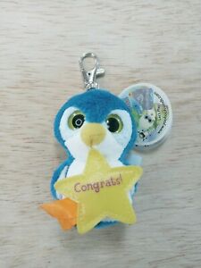 YooHoo & Friends Keychain Kookee the Penguin Congrats Aurora