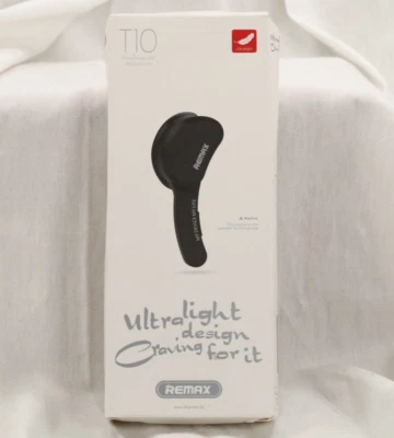 Auriculares inalámbricos Bluetooth V4.1 Remax Rb-T10 negros manos libres llamadas inalámbricas  Foto 1 de 2