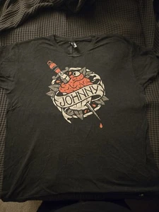Johnny Cupcakes Americana traditional tattoo inspired T-shirt- Dark Grey (XXL) - Picture 1 of 4