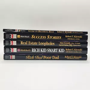 Rich Dad Poor Dad Books By Robert Kiyosaki and Associates Lot of 5 Paperbacks - Picture 1 of 19