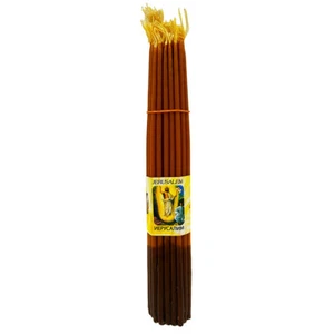 33 velas naturales de cera de abejas Jerusalén 9" bendita iglesia velas cónicas aroma a miel - Imagen 1 de 4