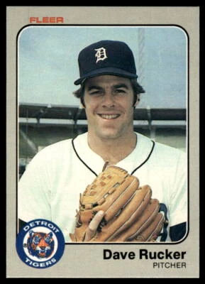 1983 Fleer #341 Dave Rucker - Image 1 of 2