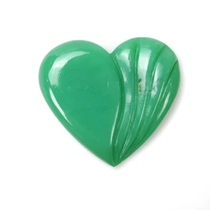 26,15 quilates talla de piedra preciosa verde natural crisoprasa 25,5*28 mm - Imagen 1 de 4