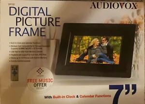 Audiovox DPF702 - Digital Photo Frame 7 Inch With Build In Clock And .... Read - Picture 1 of 6