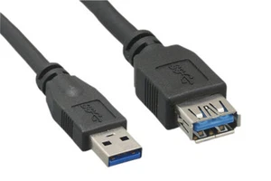 3Ft-15Ft SpuerSpeed USB 3.0 Male-Female Cable Extension Cord 5.0Gbps Sync Charge - Picture 1 of 1