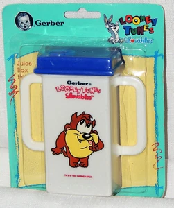 1993 VINTAGE GERBER LOONEY TUNES BABY TAZ JUICE CUP HOLDER   FITS GERBER - Picture 1 of 2