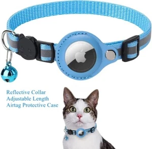 Estuche con soporte para cuello de gato Airtag para mascotas antiperdidas con etiquetas de aire Apple - Imagen 1 de 6