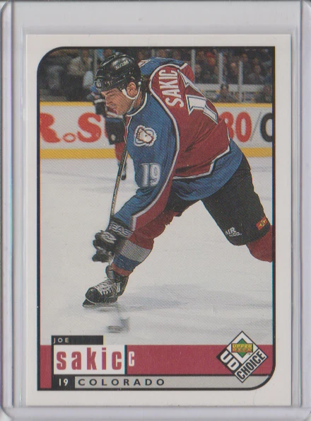 1998-99 UD Choice #59 Joe Sakic Colorado Avalanche - Image 1 of 1