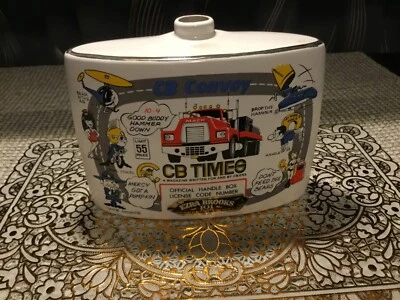 Ezra Brooks CB Times Decanter 1976, Heritage China CB 10 Codes Truckers' Terms - Image 1 of 4