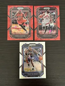 2022 Prizm Toronto Raptors 3 card lot Silver Prizm & Red Cracked Ice Parallels - Picture 1 of 2