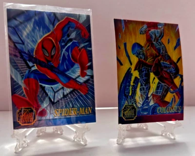 1995 Flair Marvel Annual Complete Chromium Insert Set #1-12 x2 - Image 1 of 4
