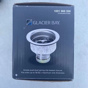  Sink Strainer in Stainless, Specification, Steel Glacier Bay - Picture 1 of 4