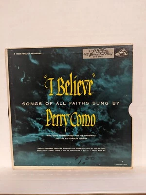 2x 45 EP Perry Como: "I Believe" (Songs of All Faiths) RCA 1954 (VG) - Image 1 of 4