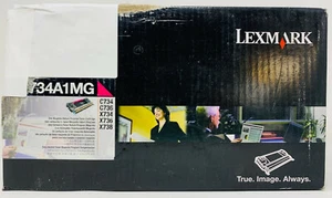 LEXMARK C734A1MG ORIGINAL TONER MAGENTA C734/X734/C736/X736/X738/C736n [D BOX] - Bild 1 von 1