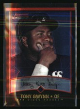 Tony Gwynn 2001 Bowman Chrome #21  Baseball Card