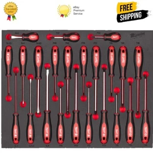 Milwaukee 23 Piece Trilobe Screwdriver Kit in foam insert - 4932479830 - Picture 1 of 6