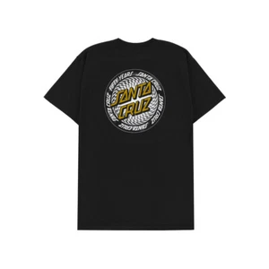 Santa Cruz Skateboards "Infinite Ringed Dot" Short Sleeve Tee (Black) T-Shirt - Picture 1 of 2