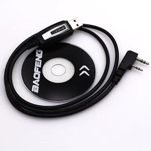 Baofeng UV-5R USB Programming Cable K Port Wire for BF-888S UV-82 Radio  - Zdjęcie 1 z 6