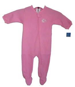 NFL Kansas City Chiefs Sleeper Size 6-9 Months Girls Full-Zip Footed Pajamas - Picture 1 of 8