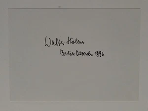 Walter Höllerer -  - original Autogramm - ca. 10x15cm - Schriftstück - Picture 1 of 1