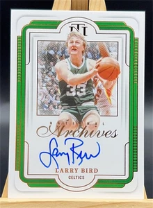 2024-25 Panini National Treasures Larry Bird Archives Ink Auto Bronze /25 - Picture 1 of 2