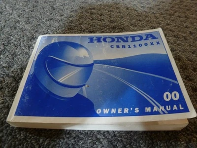 2000 Honda CBR1100XX Super Blackbird Motorcycle Owner Operator Manual XZ - Imagem 1 de 4