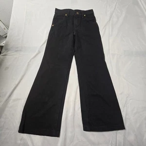 Vintage Wranglers Boys 13MWBBK Jeans 8 Reg. Black Irregulars - Picture 1 of 10